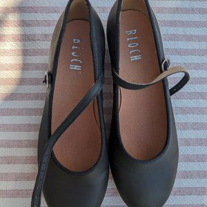 Bloch Girl's Tap Shoes, Size 7 1/2, Black